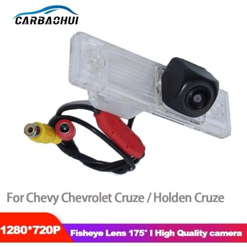 For Chevrolet Cruze For Holden Cruze 2009~2012 HD 1280x720P 175° Starlight Night Vision Vehicle Rear View Camera CCD/RCA
