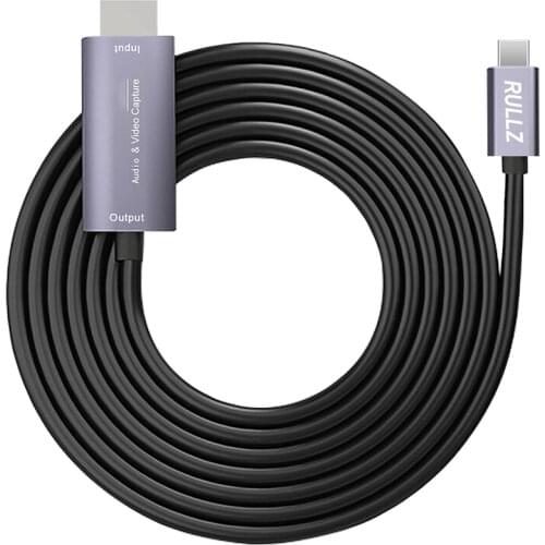 Video Capture Card 4K HDMI-compatible To Type C Video Game Grabber for PS4 Camera Camcorder Switch Record Live Stream Broadcast