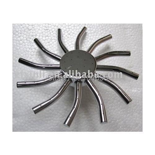 L15512 Wall Mounted Chrome Finish 140mm Diameter of Brass Shower Head