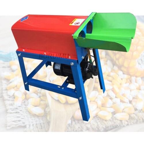 Small Household Electric Maize Sheller Farm Corn Thresher Sheller Machine Corn Stripper Machine 220V