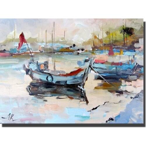 Wall Art Canvas Painting Abstract Oil Painting On Canvas Handmade Landscape Picture Hand Painted Abstract Wall Decor Unframed