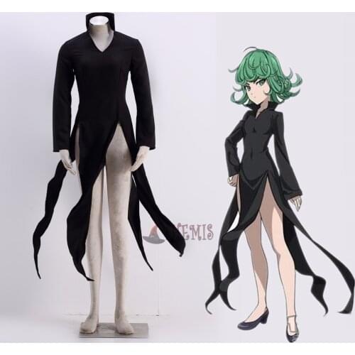 One Punch Man Tornado of Terror Senritsu no Tatsumaki Cosplay Costume For Halloween Christmas High Quality Stock Japanese Anime