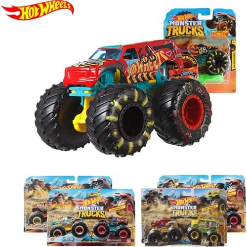 Original Hot Wheels Car Toys for Boys Diecast 1:64 Monster Trucks Carro Hotwheels Toys Car for Boys Giant Wheels Car Kid Toys