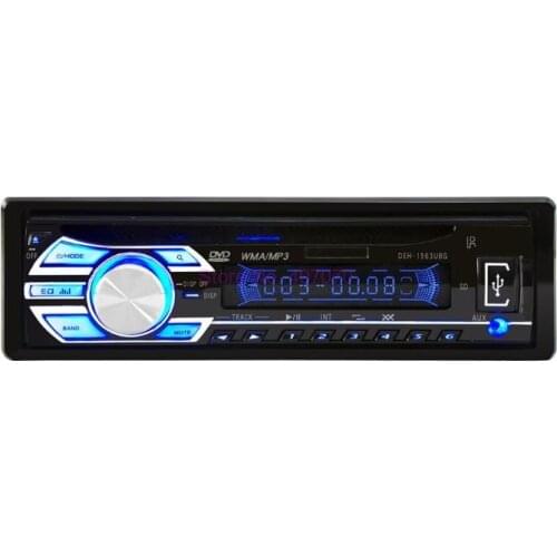 By DHL or Fedex 30cs Car Audio In-Dash FM Aux Receiver USB DVD MP3 Radio 12V Support SD MP3 Player AUX Player cheapest 1563U
