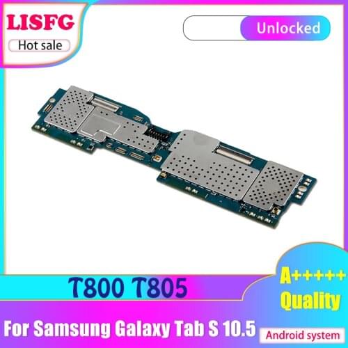 Unlocked Mainboard for Samsung Galaxy Tab S 10.5 T805 T800 Motherboard For Samsung T805 T800 logicboard full tested good working