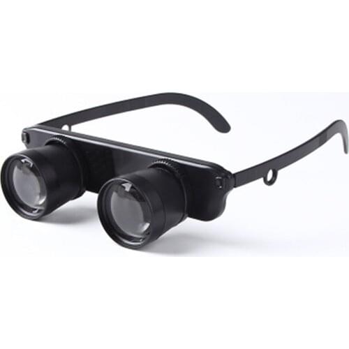 Adjustable Telescope glasses 14*13cm Fishing Magnifying Glass Lightweight