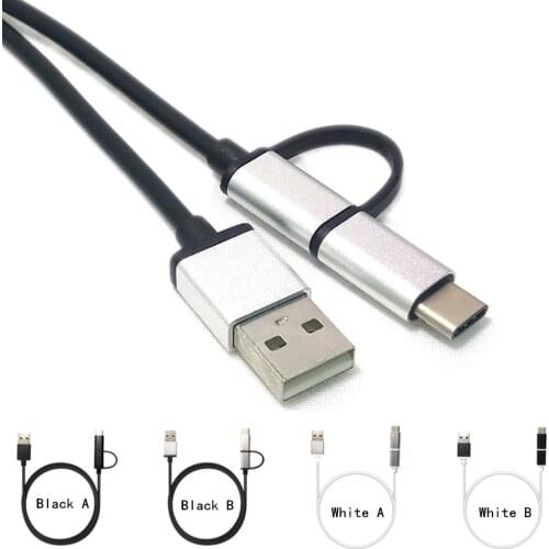 Universal Micro USB 3.0 Type C Cable Nylon Line And Metal Plug Type-C USB for One PlusTwo Oneplus Two 1+2 Type C Adapter