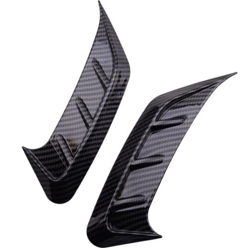 1 Pair Car ABS Carbon Fiber Style Rear Headlight Eyebrow Eyelid Cover Trim Frame Accessories Fit For Audi A4 B9 2020