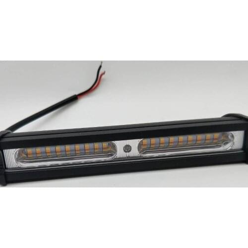 1 PCS 54W Dual Colors Flashing OFFROAD LED WORK LIGHT BAR SUPER SLIM 12V 24V CAR SUV TRUCK