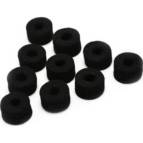 10pcs/lot Drum Kit Cymbal Felt Pads Drum Slices Felt Protection Percussion Part Accessories Replacement Parts HOT