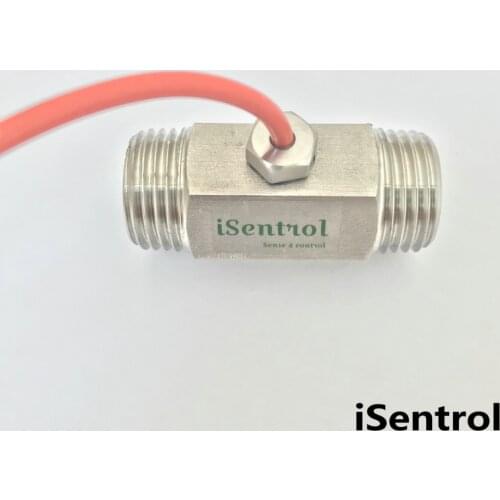 5 pieces 35cm/100cm PT1000 Temperature Sensor 2 Wire with Silicone Gel Coated Probe M8 on Nipple G1/2" 0-180 centigrade iSentrol