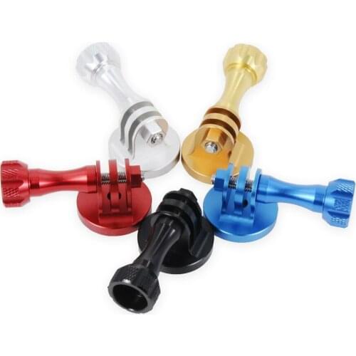 CNC Aluminum Thumb Screw Tripod Mount Adapter for Gopro Hero 8 7 6 5 4 3+ Session Sj4000 Sj5000 Sj7000 Xiaomi Yi Action Camera