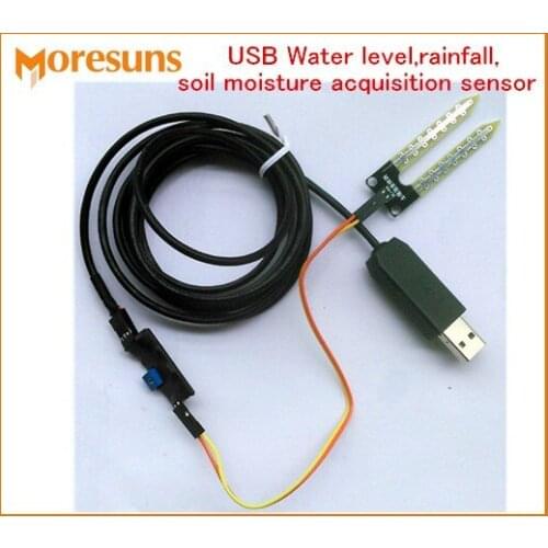 Free Ship Supports secondary development immersed alarm free driver USB Water level,rainfall,soil moisture acquisition sensor