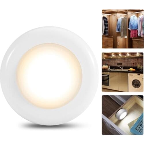 Wireless Touch Sensor Cabinet Light Adjustable LED Lights Under Kitchen Cabinets Ladder Corridor Night Lamp