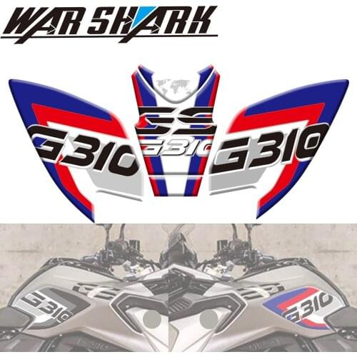 For BMW G310GS G 310GS G 310 GS 2018-2019 Motorcycle 3D Tank Pad Protective Decal Sticker Decorative Stickers Protector