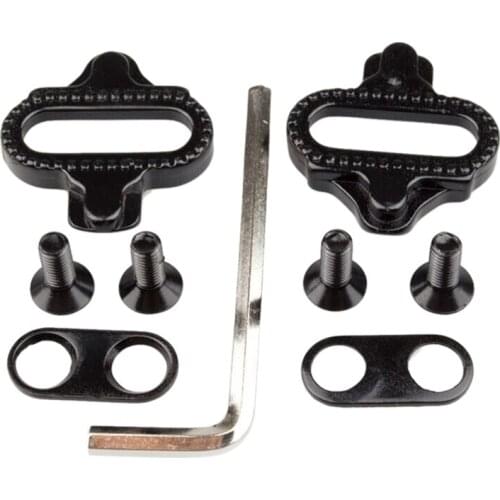 Hot AD-Mountain Bike Spd Pedals Spd Cleats For Road Cycling Shoes Indoor Cycling Cleat Set Compatible With Shimano