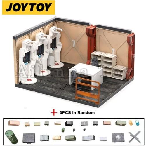 JOYTOY 1/18 Diorama Mecha Depot Medical Area(Free Accessories Included) Anime Model Toy Free Shipping