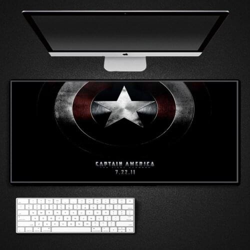 Marvel Avengers Iron Man Spider-Man Captain America Anime Pc carpet mouse pad mats gamer gaming accessories desk mat mousepad er