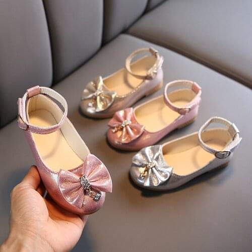 Summer Girls Sandals Bead Flats Princess Shoes Baby Dance Shoes Kids Sandals Children Wedding Shoes Gold
