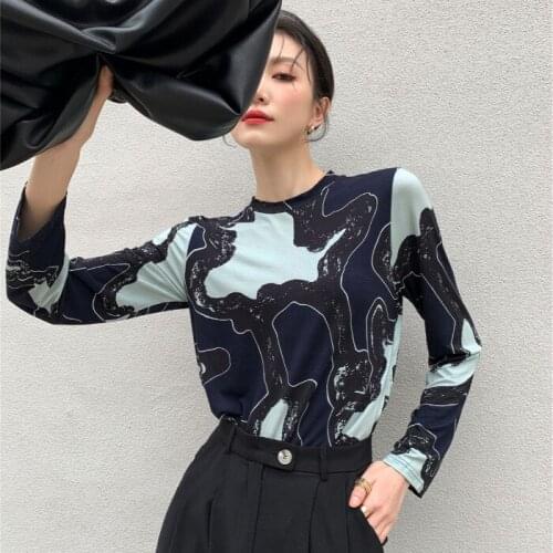 Женские длинные футболки LiaoShiKeerQiaoWa China At AliExpress