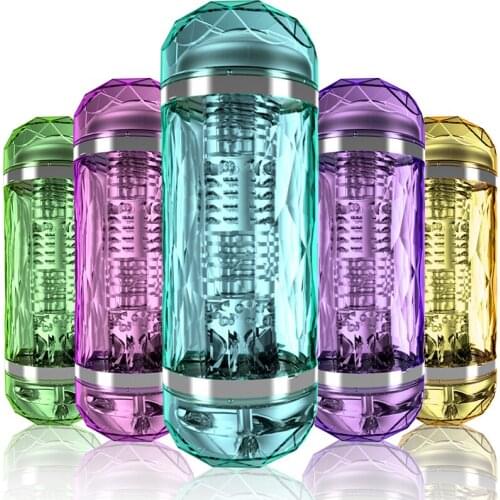 Male Masturbator Cup Soft Pussy Sex Toys Transparent Vagina Adult Endurance Exercise Sex Products Vacuum Pocket Cup for Men