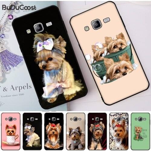 Yorkshire Terrier Dog Puppy Soft Phone Cover For Samsung Galaxy J7 J6 J8 J4 J4Plus J7 DUO J7NEO J2 J7 Prime