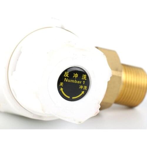 Front Backwash Pipe Tap Water Filter Water Purifier System Filter