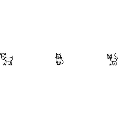 Personalized Custom Stick Figure Family Baby And Pets Car Stickers Covering The Body Of Fashion Vinyl Decals Silver C7-1425