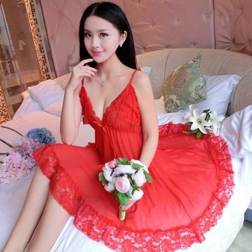 Sexy Mesh Nightdress Women Summer Baby Doll Spaghetti Straps Nightgowns Sexy Fancy Nightshirts Backless Cross Strap Nightwear