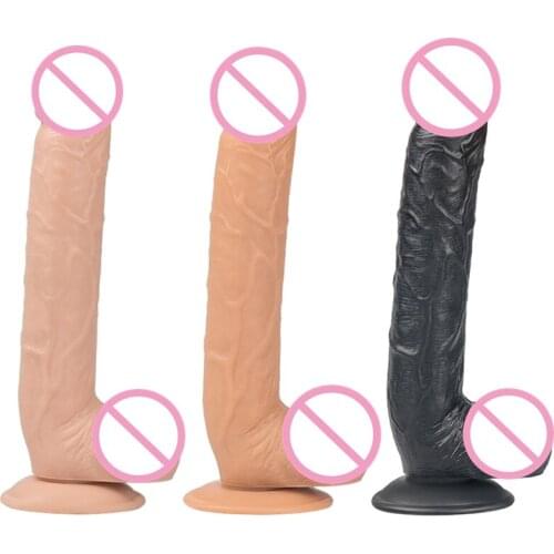 26Cm Big Dildos Soft Realistic Penis Artificial Huge Dick Suction Cup Sex Toys For Women Masturbator Lesbian Sex Products