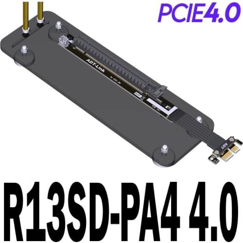 Riser PCI Express 4.0 PCIe Gen4 x1 To x16 Mining RTX 3090 Graphics Card Extension Cable PCI-E 1x 16x Power Line Baseboard&Holder