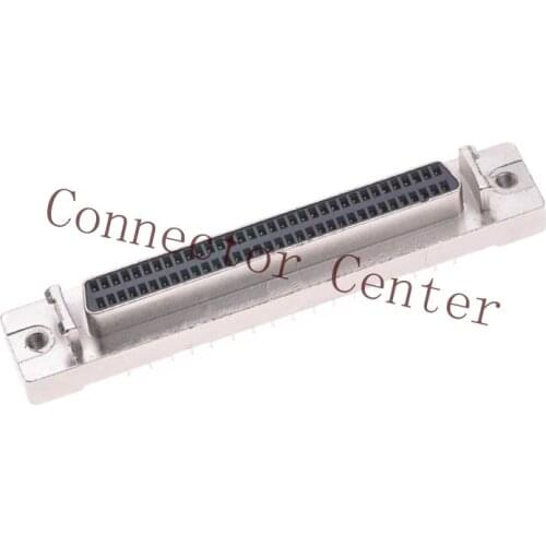 SCSI Connector 1.27mm Pitch 68Pin Straight 180 Degree HDB Connector with latch