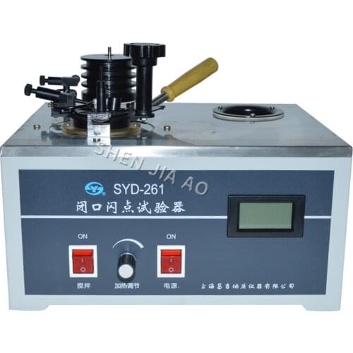 1PC SYD-261 Pensky Martens Petroleum Closed Cup Flash Point Tester Closed Flash Point Tester Machine 220V
