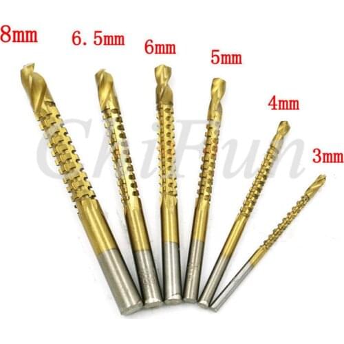High speed steel straight shank drill saw drill woodworking drill twist drill slot slotted saw bit 3-8mm