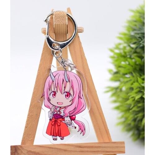 WL0921 Chibi Keychain Acrylic Cartoon Keyring Accessories That Time I Got Reincarnated as a Slime
