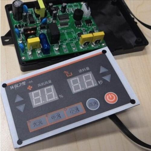 1pc 250V Digital Temperature Controller for Biomass Wood Sawdust Firewood Furnace Home Appliance Electronic Heater