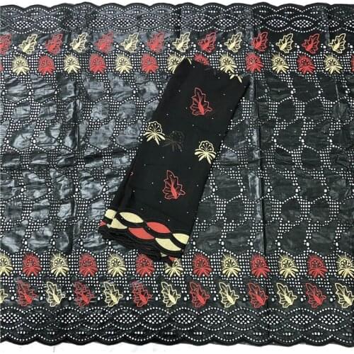 7yards basin riche getznr cotton bazin riche fabric with stones african lace fabric 2020 high quality lace jacquard brocade PL