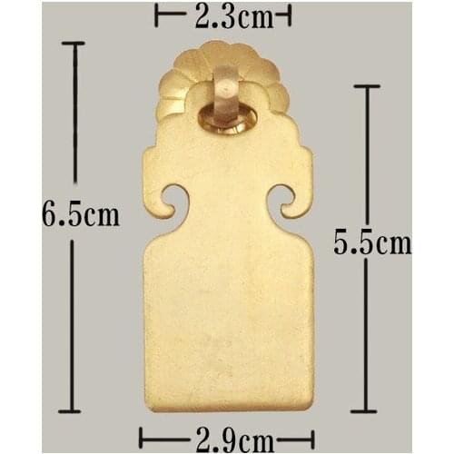 A1 Hardware accessories Chinese antique copper handle single hole cabinet small handle door