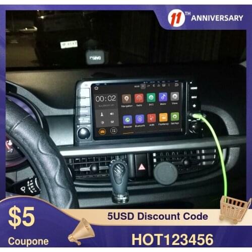 Android 10.0 128 For KIA Morning Picanto 2017-2019 Car GPS Navigation Multimedia Player Auto Radio Stereo Tape Recoder Head Unit