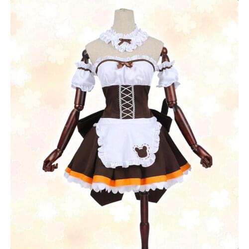Anime game Arena of Valor: 5v5 Arena Game cosplay Angela Sweet cute maid girls Halloween party maid costume