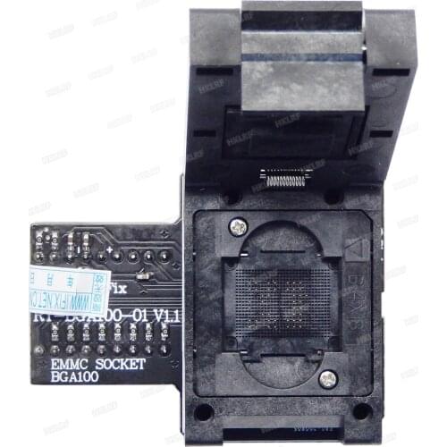 Free Shipping BGA100 EMMC Adapter Original 100% New For RT809H programmer RT-BGA100-01 Socket