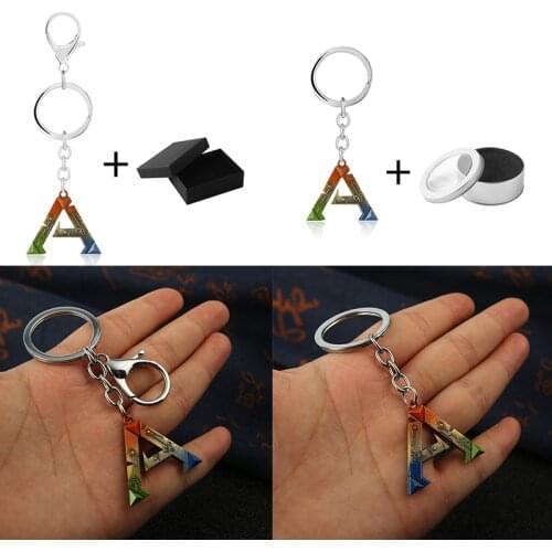 Game ARK Survival Evolved Keychain Cosplay Key Ring Holder Chain Men Women Jewelry Accessories