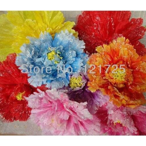 Simulation Peony flower dance props big flower peony