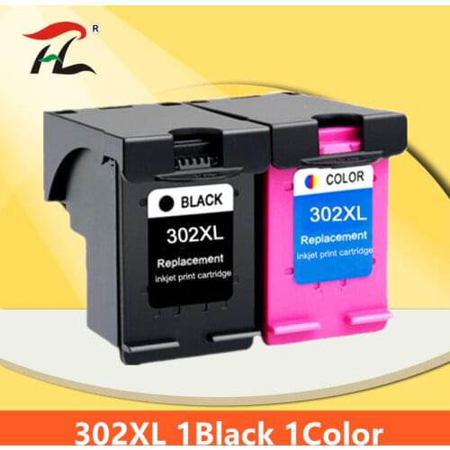YLC Compatible 302XL Replacement for HP 302 for HP302 XL Ink Cartridge for Deskjet 1110 1111 1112 2130 2131 printers