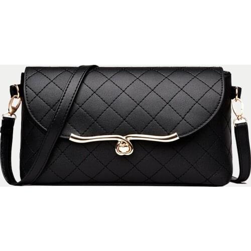 Fashion Women Heart Hasp Shoulder Bags Plaid Female Handbags PU Leather Small Crossbody Messenger Bags mama Purse