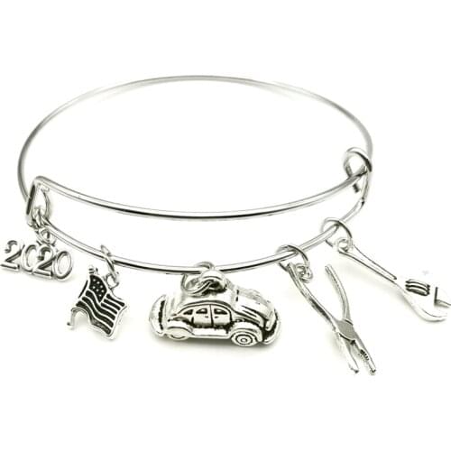New Time 2020 Still Jewelry Mini Tool Wrench Vise Car Flag Bracelet Diy Handmade