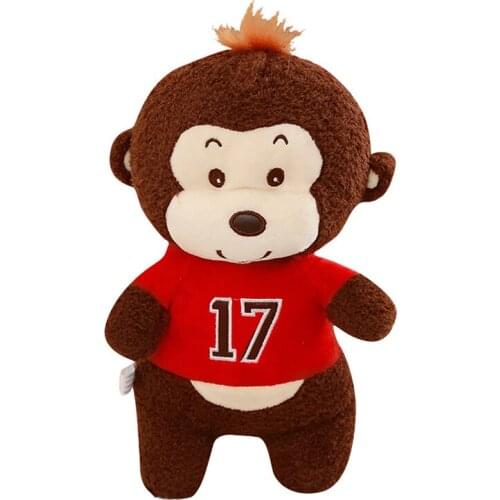 Plush Monkey,Plush Brown Monkey Toy, Plush Monkey Animal Toy