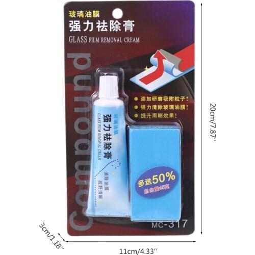 Auto Glass Polishing Car Glass Windshield Oil Film Degreaser Cleaner Car Glass Clean Car Glass Cleaning Windscreen Polishing