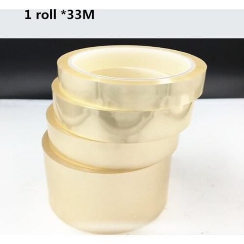 33M * 1 roll PET transparent tape electroplating circuit board automotive paint high temperature insulated transparent tape