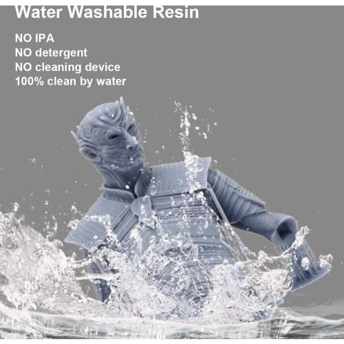 JAMGHE 1kg Water Washable Resin 405nm Liquid Photosensitive Resin for DLP LCD 3D Printer